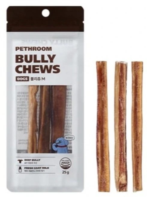 페스룸 강아지 불리츄 3p, 25g, 1개, 육포 - 쿠팡