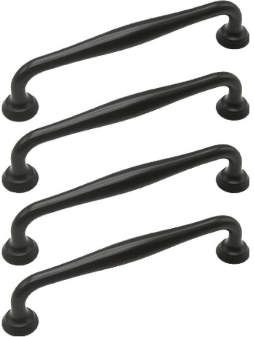 올커버 건축용 가구교체용 금속 손잡이 D타입 96mm, 4개