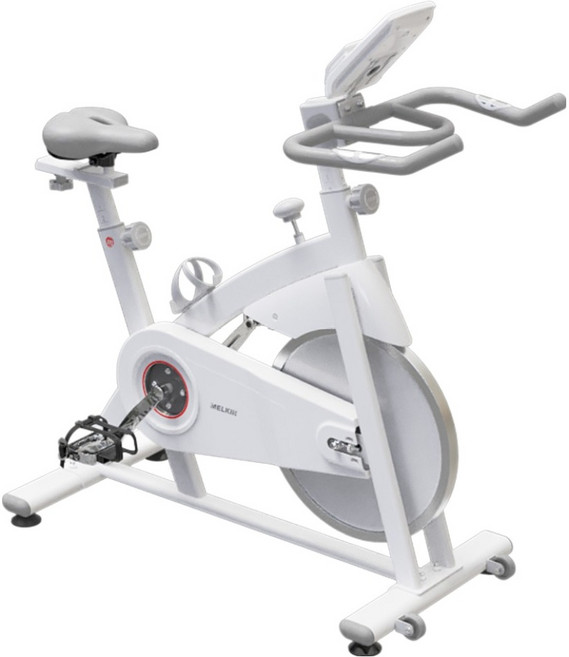 멜킨스포츠 클럽형 실내 스핀바이크 18kg 고객직접설치, MK-2001, 문화이트