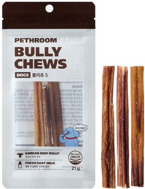 페스룸 강아지 불리츄 3p, 21g, 1개, 육포