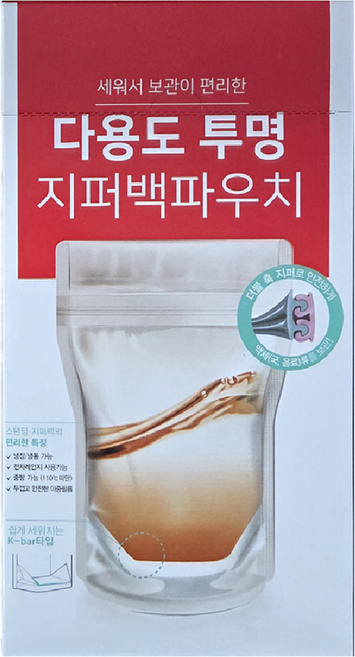 Draw Life 多用途透明夾鏈袋 20 x 23 cm 1L, 1個, 30入, 特大(XL)