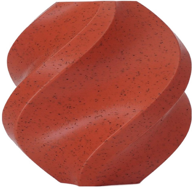 Bambu Lab 線軸型線材 1kg, PLA Wood, 紅色花崗岩 13201