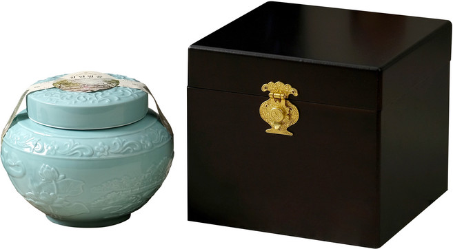 비엣꿀 도자기 목함 아카시아 꿀 선물 세트 1kg + 쇼핑백, 1세트