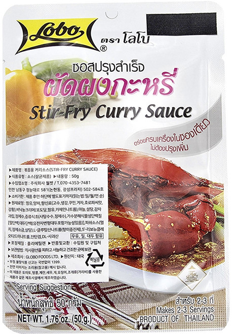 LOBO 게커리 볶음소스, 1개, 50g