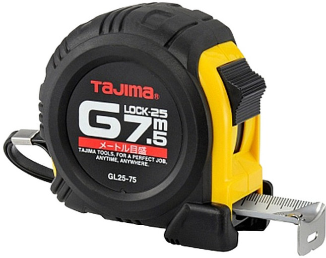 타지마 고무피복 줄자 7.5m x 25mm 2개