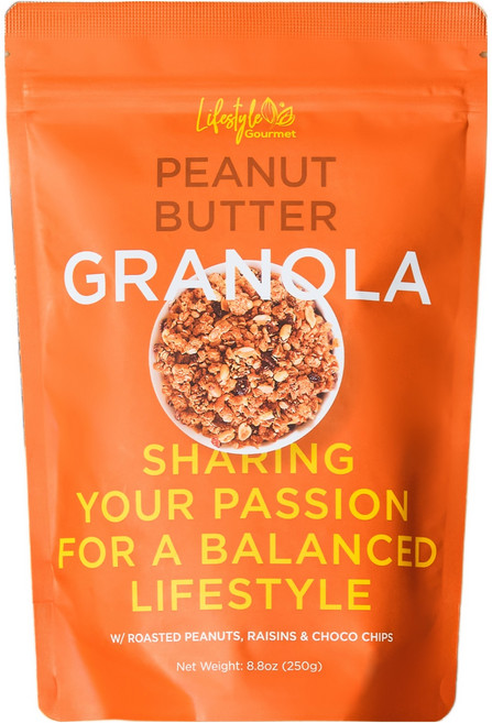 라이프스타일 고메 피넛버터 그래놀라, 250g, 1개