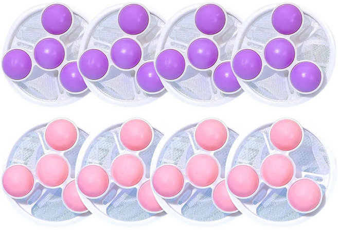 아케이바이 세탁기 먼지 거름망 2종, 혼합색상, 4개