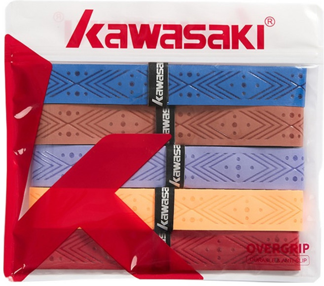 kawasaki 川崎 握把防滑帶 X5 II 5入, 混合色, 1個