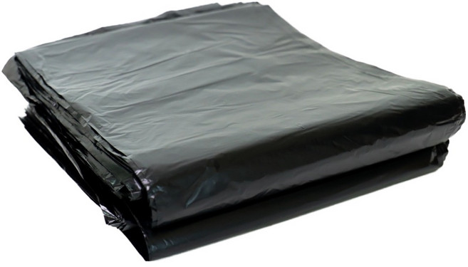 생활미소 배접 쓰레기 비닐봉투 블랙 100p, 1개, 80L