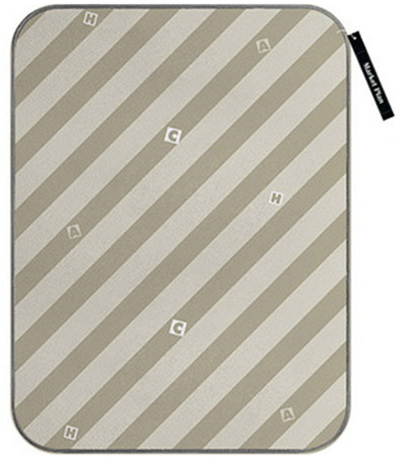 마켓플랜 스트라이프 다리미판 매트, 베이지