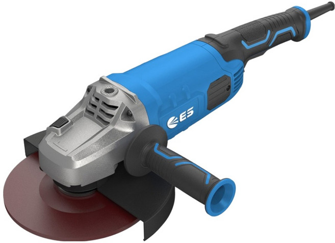 ES 有線電動砂輪機 230mm 2400W G509 + 防護罩 + 側把手 + 扳手套組, 1套