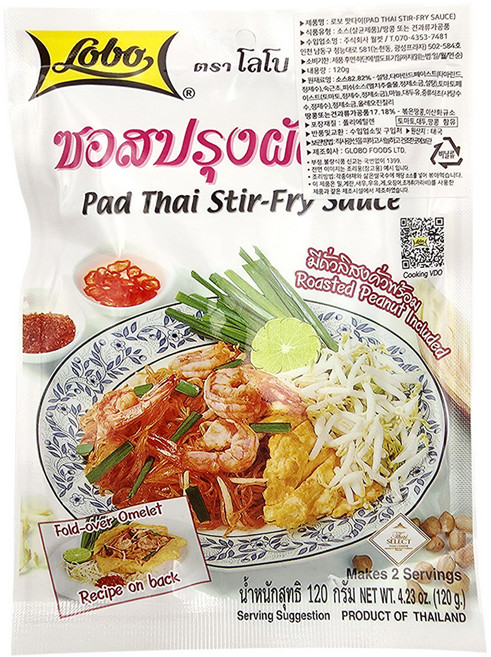 LOBO 팟타이 스터 프라이소스, 1개, 120g