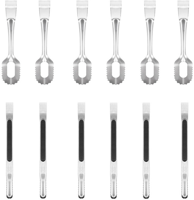 아뻬티 주방 다용도 집게 6p + 치킨집게 6p 세트, 검정(다용도 집게), 단일색상(치킨집게), 1세트