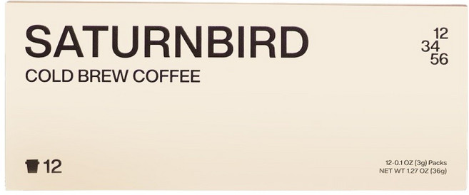 Saturnbird Number Series 冷萃咖啡 No 1~6 6種 x 2入組 It's your birthday, 1套