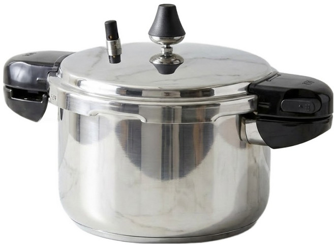 MAREE 인티모 스텐 압력밥솥 6인용, 3.5L, 혼합색상, 1개