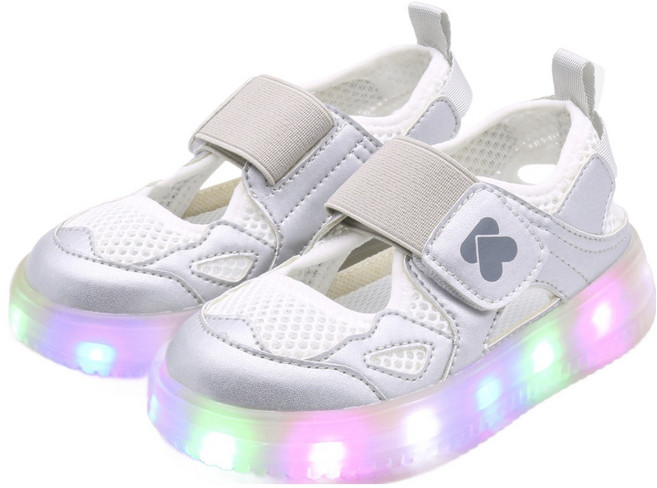 키펀트 매쉬 벨크로 글라이드 LED 샌동화 SC-01