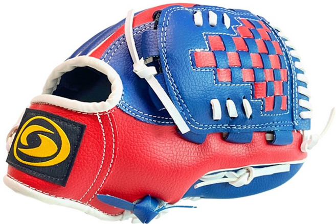 썬버드 올라운드 야구글러브 우투용 S1401, 블루 + 레드, 1개