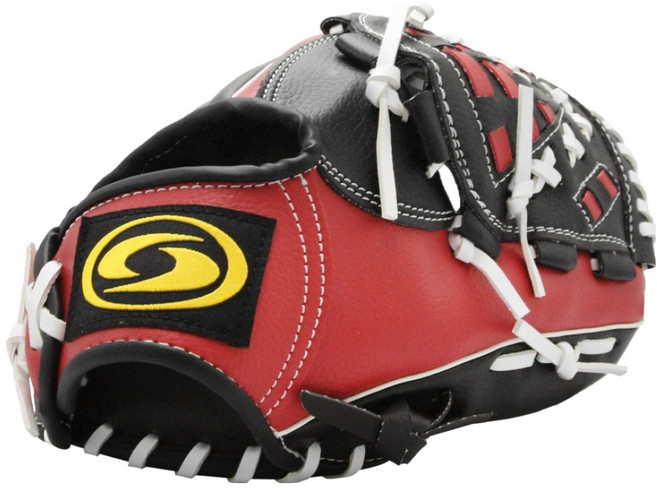 썬버드 올라운드 야구글러브 우투용 S1402, 블랙 + 레드, 1개