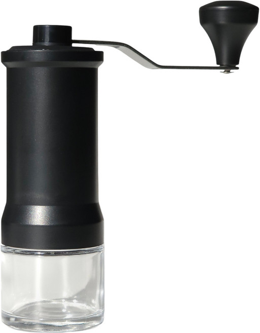 빈플랜트 수동 커피 그라인더 핸드밀 베이직, 블랙, 1개, 80ml