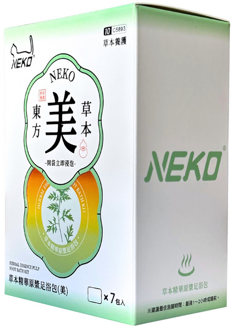 NEKO 草本精華原漿足浴包 美 C5893, 6包, 1個, 40ml