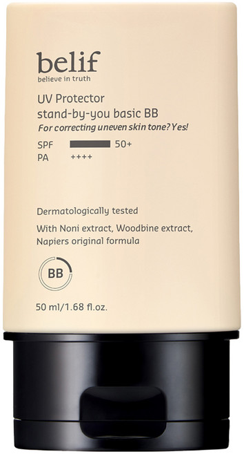 belif 草本守護完美BB霜SPF50+ PA++++, 膚色, 50ml, 1個