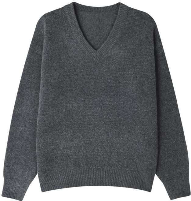 제이에이치스타일 남성용 소프트 울 브이넥 크롭 니트 UYROK734