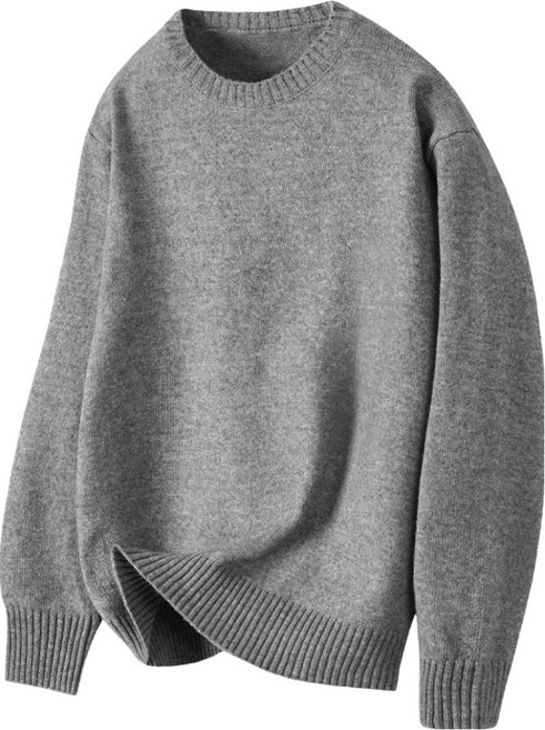 제이에이치스타일 남성용 소프트 울 라운드 니트 UYROK732