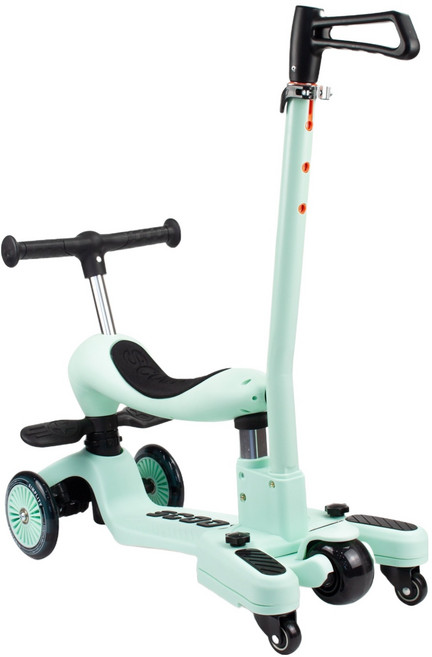 SIMPLITY 아동용 2in1 킥보드 + 부모핸들 세트, 민트(킥보드), 1세트