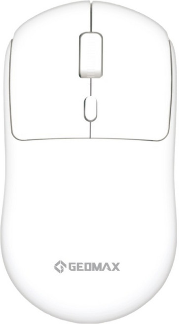 지오맥스 블루투스 리시버 겸용 무선 듀얼 무소음 마우스, White, GM-BTM1100