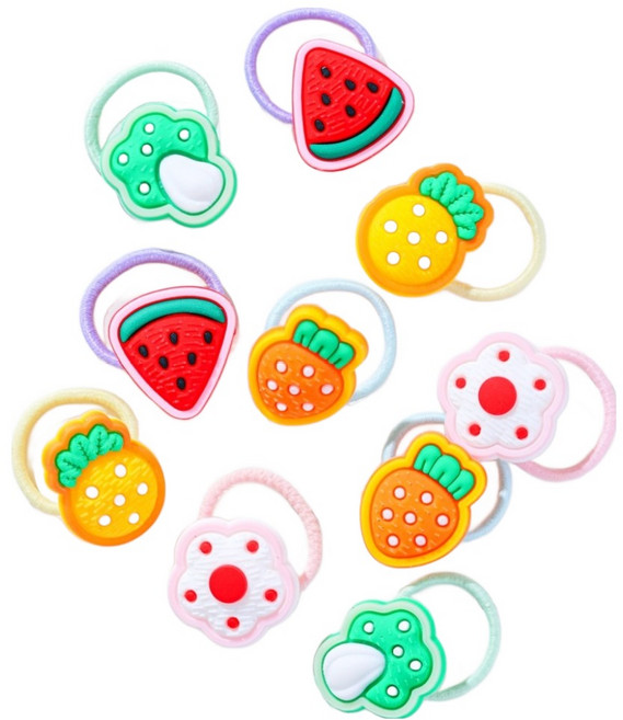 아기코끼리 쥬시플레이 머리끈 5종 x 6p 세트