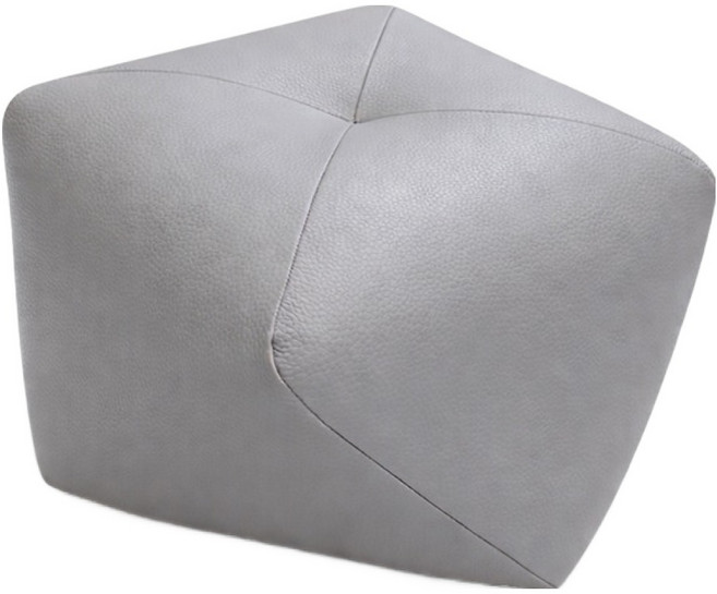 순잠 가정용 거실 낮은 팔각 풋스툴 34 x 34 x 21 cm, 그레이