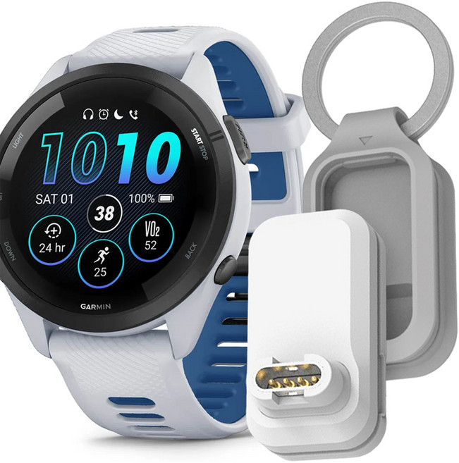 SPACE SHIELD Garmin 智慧手錶 USB C 臂式 O型環 便攜式 充電器, 灰色, 1個