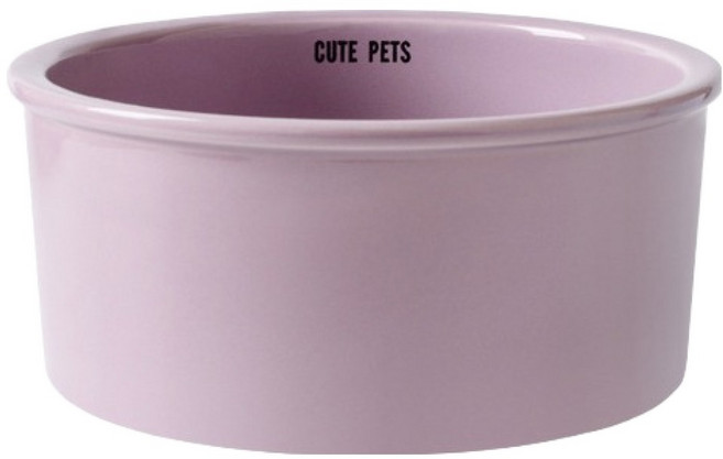 파스텔펫 반려동물 모던 컬러 세라믹식기 Free, 퍼플, 1개