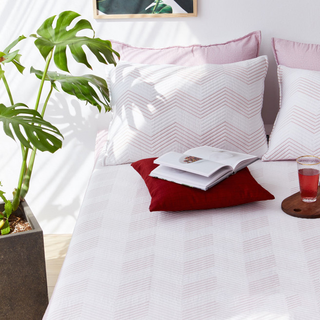 어바웃코지 썸머 웨이브 냉감패드, 소프트핑크