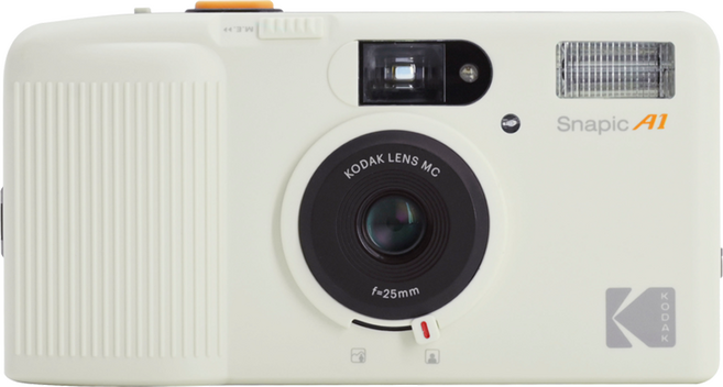 KODAK 柯達 Snapic A1 復古光學雙焦三鏡底片相機 象牙白 35mm