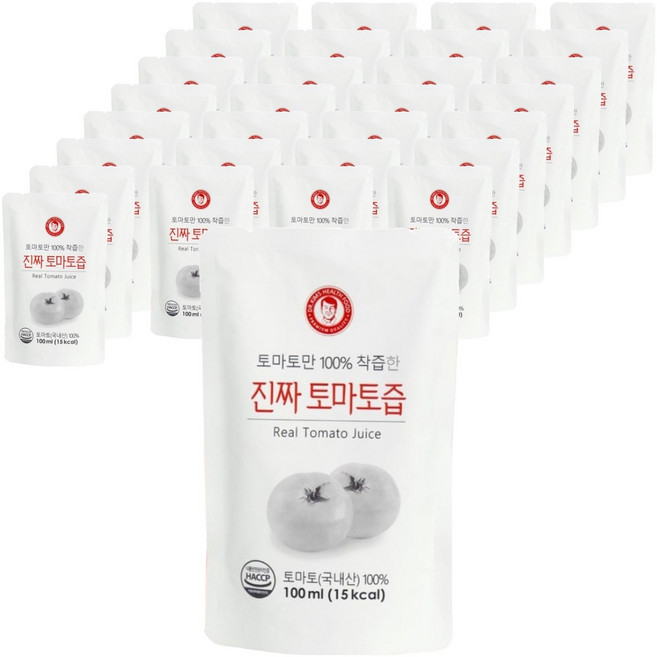 DR.KIM'S HEALTH FOOD 純番茄汁, 100ml, 30개