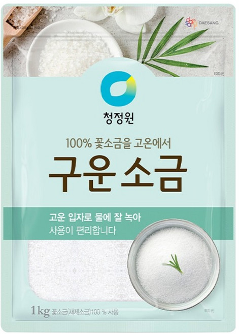 청정원 구운소금, 1kg, 1개