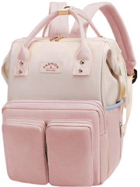 GUNU 대용량 피크닉 등산 보온 보냉 이유식 기저귀 가방, 쉘핑크, 1개