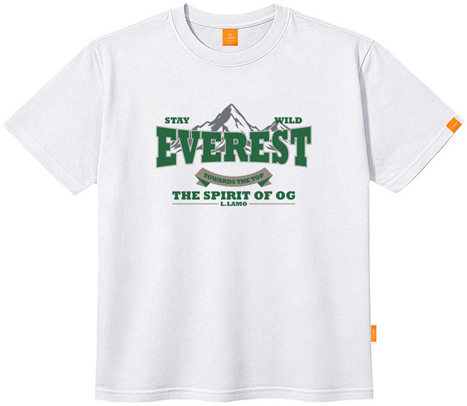 L.LAMO 男女通用 Toward the Top 短袖T恤