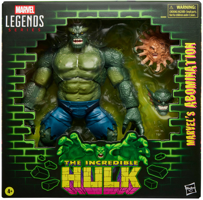 Hasbro 孩之寶 Hulk系列 漫威傳奇人物 Abomination 6吋, 混合顏色, 1個