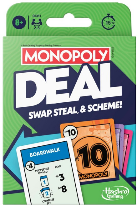 Hasbro 孩之寶 地產大亨 Deal 紙牌交易遊戲 台灣版, 1個
