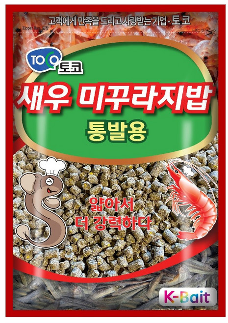 토코 통발용 새우 미꾸라지밥, 1개, 400g