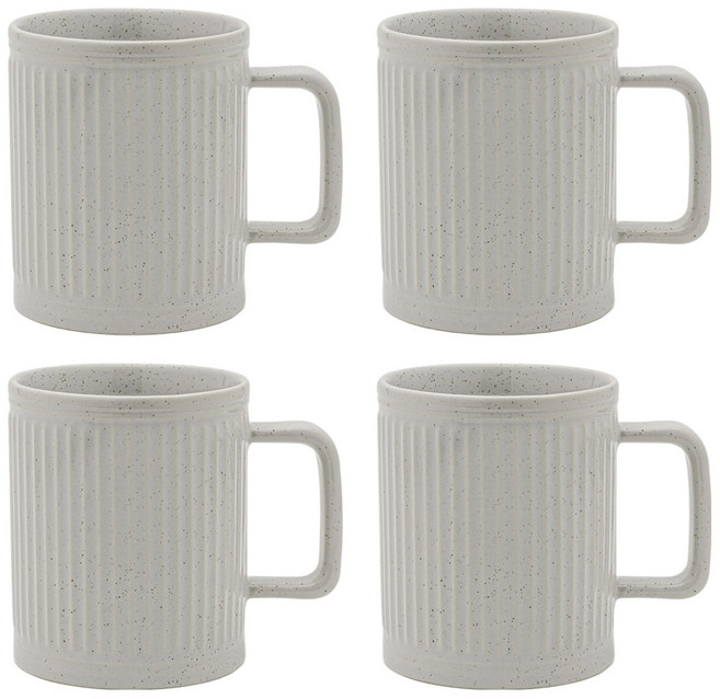 쓰임 비바 머그, 라이트그레이, 4개