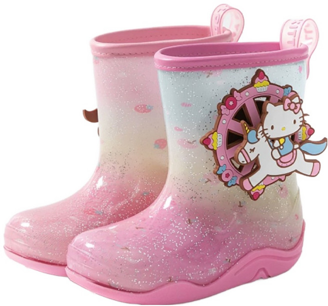 산리오 캐릭터 유니콘 레인부츠