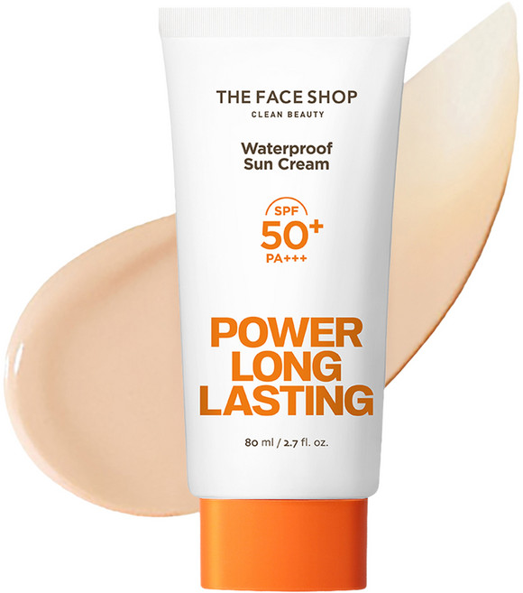 더페이스샵 파워 롱래스팅 선크림 SPF50+ PA+++, 80ml, 1개