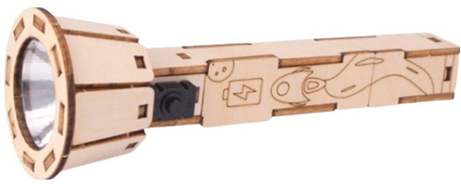 리브온 고급 손전등 만들기, 혼합색상, 1개