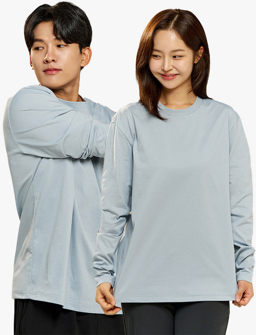 밸롭 남녀공용 무지 좋은 소로나 데일리 기본 Ver 2 긴팔 티 BC3STLU001