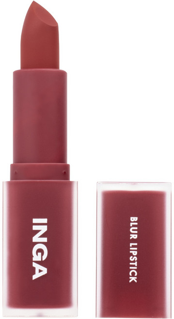 잉가 파우더 블러 립스틱, 1개, 드라마틱 레드