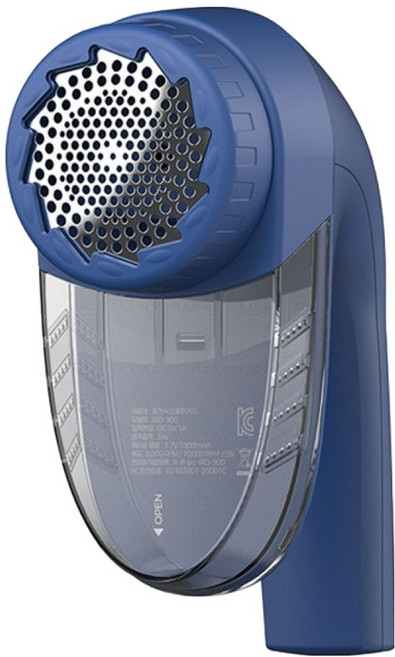 아이리버 휴대용 무선 높이조절 6중날 충전식 보풀제거기, 다크네이비, IRD-900