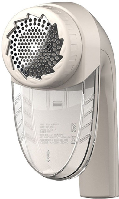 아이리버 휴대용 무선 높이조절 6중날 충전식 보풀제거기, 크림화이트, IRD-900